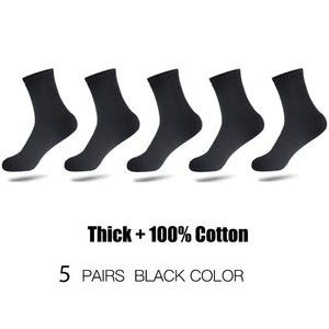 HSS Brand 100% Cotton Men Socks Thermal High Quality 5 Pairs