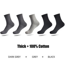 Load image into Gallery viewer, HSS Brand 100% Cotton Men Socks Thermal High Quality 5 Pairs
